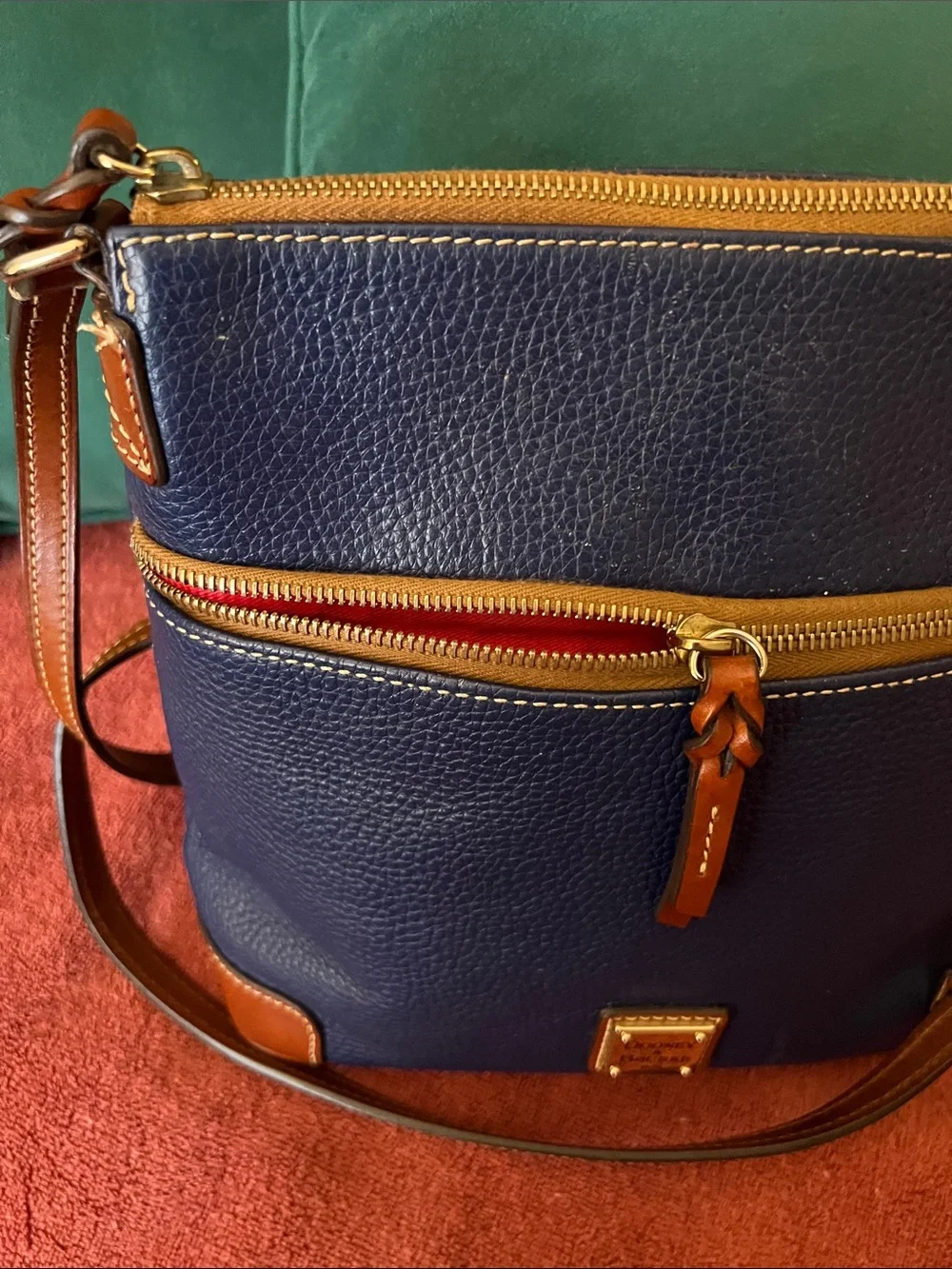 Dooney and Bourke Blue crossbody Bag - Picture 10 of 10